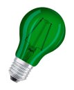 Лампа Osram LEDSCLA15 GREEN 1,6W/175 230V E27 зеленая