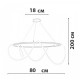 Friendlylight FL5141 Elision S Black люстра