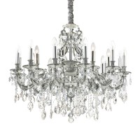 Люстра Ideal Lux 164953 Gioconda E14 12x40W IP20 срібляста