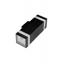 Вуличний світильник Azzardo AZ5223 Jason Square LED 2x9W 4000K 1600Lm IP65 чорний