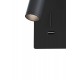 Бра направленого света VASMAR 1600041WL-L3B3K + USB черный