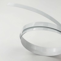 Полоса прорезиненная с металлической полосой внутри Kloodi SKYLINE BELT WH белая 1м