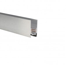 Магнитный шинопровод 1м Azzardo AZ6356 ALFA TRACK MAGNETIC52 1m + 2x END CAP ANODISED SILVER