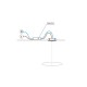 Стельова чаша Azzardo AZ5417 CANOPY GIPS 15cm SINGLE WH