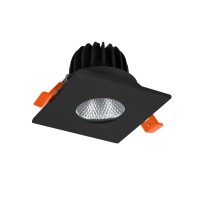 Точечный светильник Azzardo AZ5989 CLEAN S IP44 7W CCT SWITCH BK, 7 Вт, 420 лм, 3000К/4000К/6000К
