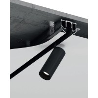 Магнітний трек 2м для натяжної стелі під гарпун Nowodvorski 70706 LVM Recessed Track 2M чорний