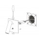 Бра скрытого монтажа ARDI BH-029 Square Switched 3W White