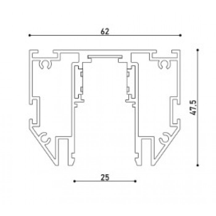 З'єднувач кутовий для натяжної стелі KLOODI KDMG-STRECTH ZM