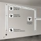 Световая линия Kloodi CUBELINE 1000 10W 3K