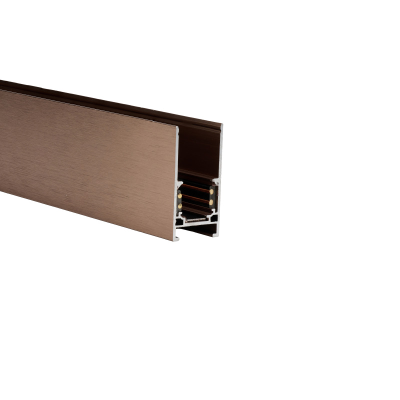 Магнитный шинопровод 2м Azzardo AZ6357 ALFA TRACK MAGNETIC52 2m + 2x END CAP ANODISED CHOCOLATE