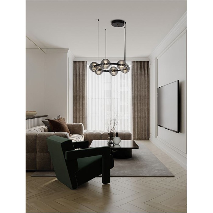 Люстра - Nova Luce 9009135 Las, 60 Вт, 6087 лм, 3000К