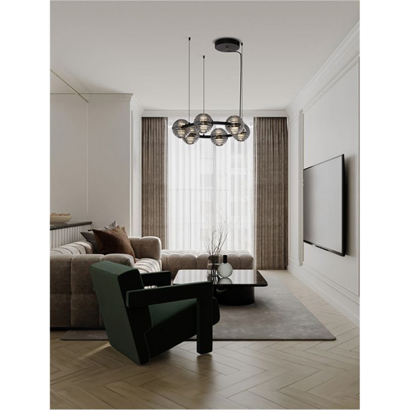 Люстра Nova Luce 9009135 Las, 60 Вт, 6087 лм, 3000К