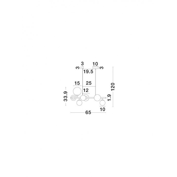 Подвесной светильник Nova Luce 9028858 Odillia