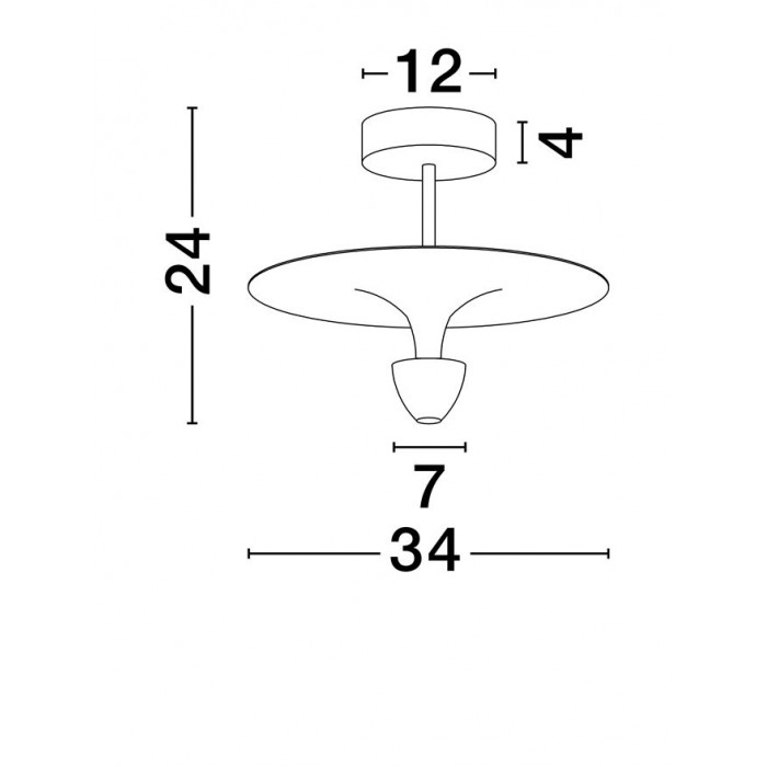 Люстра - Nova Luce 9186700 Luet, 11 Вт, 908 лм, 3000К