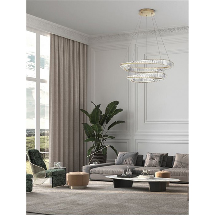 Люстра Nova Luce 9333063 Aurelia, 70 Вт, 6352 лм, 3500K