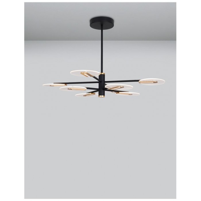 Люстра Nova Luce 9545408 Genti, 7 Вт, 3605 лм, 3000K Люстра Nova Luce 9545408 Genti, 7 Вт, 3605 лм, 3000K