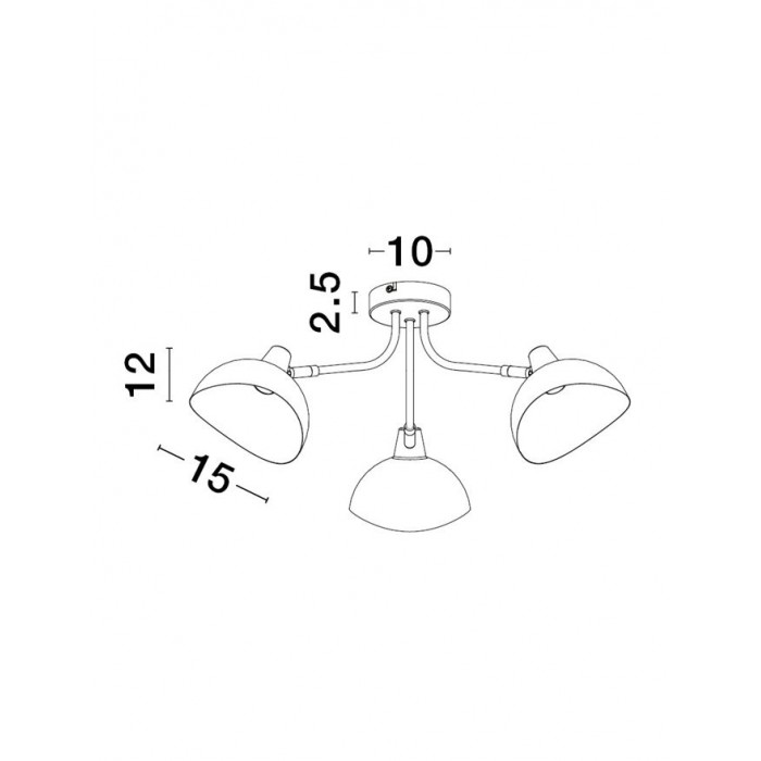 Люстра - Nova Luce 9555807 Geeti