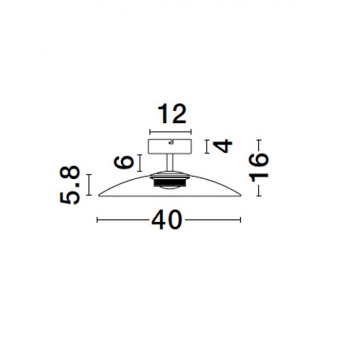 Люстра - Nova Luce 9620146 Polifemo, 12 Вт, 1040 лм, 3000К