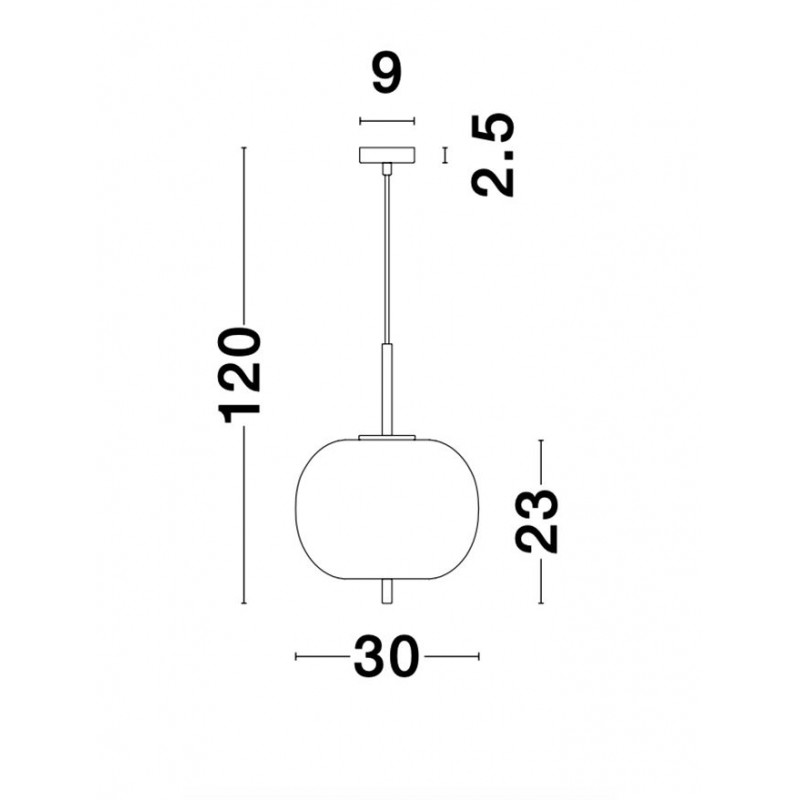 Подвесной светильник Nova Luce 9624061 Lato