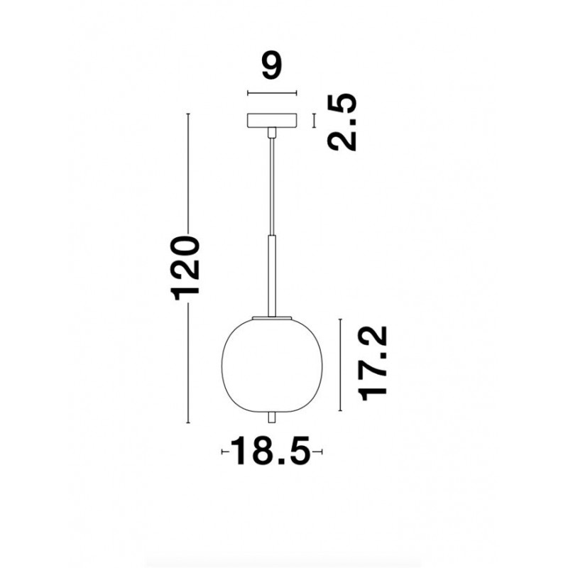 Подвесной светильник Nova Luce 9624064 Lato