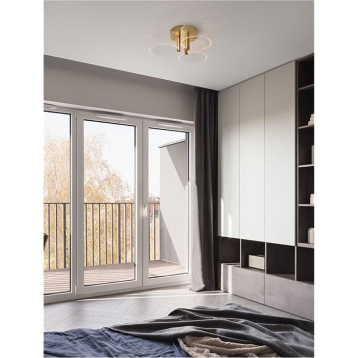 Люстра - Nova Luce 9756711 Gatlin, 20.5 Вт, 2230 лм, 3000K