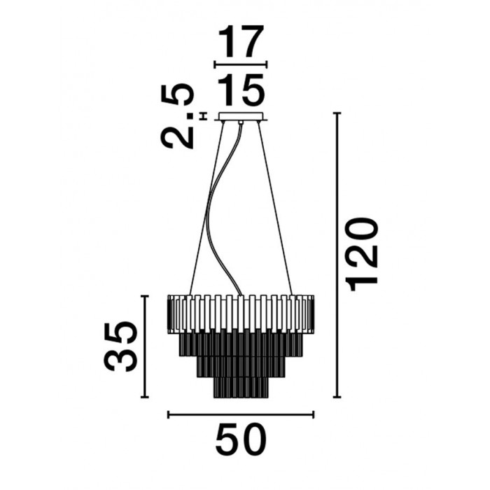 Люстра - Nova Luce 9824081 Magnolia