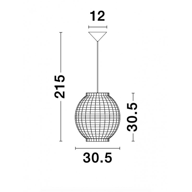 Підвісний світильник Nova Luce 9858720 Griffin