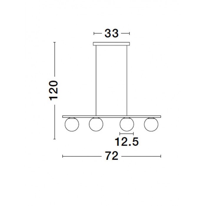 Підвісний світильник Nova Luce 9919604 Joline, 8 Вт, 2060 лм, 3200K