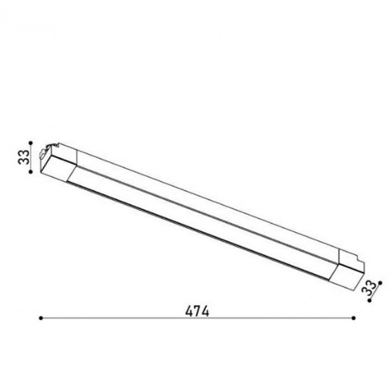 Светильник трековый однофазный Kloodi KLOODI_KD-LINE TR474 PC 30W 3K WH
