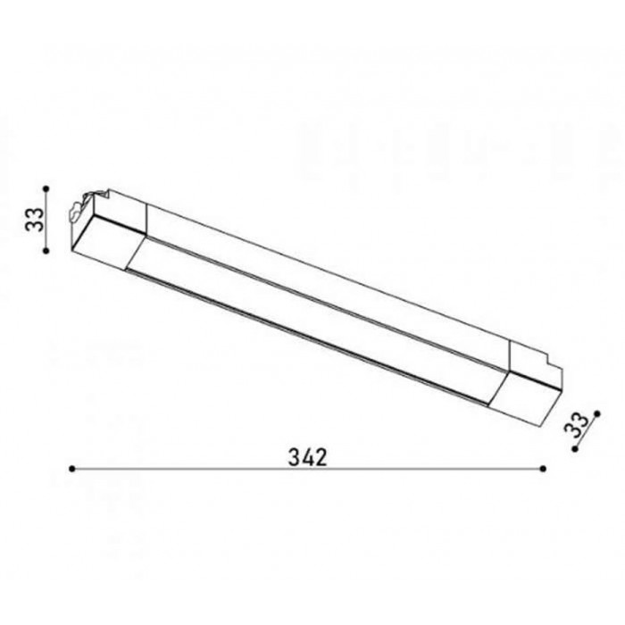 Светильник трековый однофазный Kloodi KLOODI_KD-LINE TR342 PC 20W 3K WH