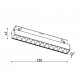 Светильник магнитный трековый Kloodi KLOODI_KDMG-LINE220 DL 12W 3K WH