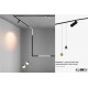 Магнитный врезной шинопровод 2м Kloodi KDMG-TR 2M BK Recessed