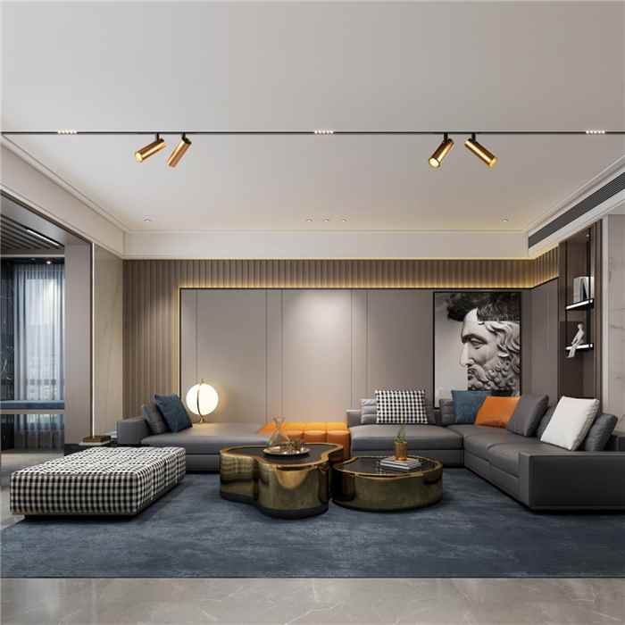 Магнитный трековый светильник Kloodi KDMG-SPOT35 2x7W 3K GD Spot35