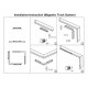 Магнитный трековый светильник Kloodi KDMG-LINE435 DL 24W 3K BK Line435