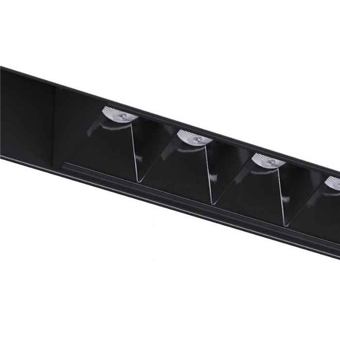 Магнитный трековый светильник Kloodi KDMG-LINE220 DL 12W 4K BK Line220