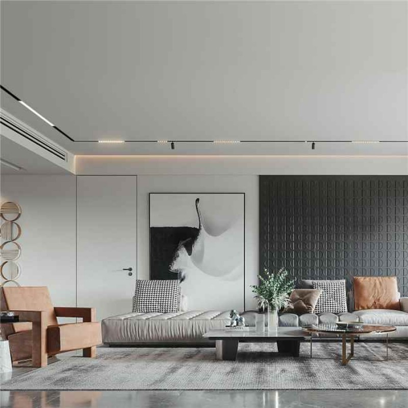 Магнитный трековый светильник Kloodi KDMG-LINE600 PC 24W 4K BK Line600