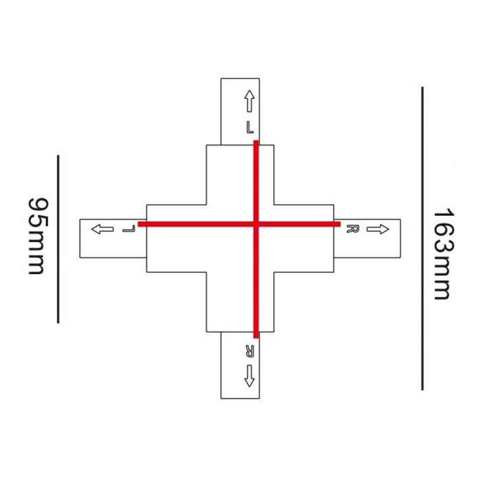 З`єднання Х-подібне Kloodi KDTR-265 BK