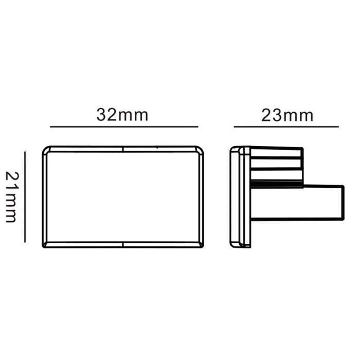 Заглушка Kloodi KDTR-266 BK