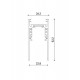 Магнитный шинопровод 2м Kloodi KDMG-TRN 2M BK Surface