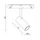 Магнитный трековый светильник Kloodi KDMG-SPOT35 6W 3K BK Spot35