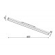 Светильник магнитный трековый Kloodi KDMG-LINE600 PC 24W 4K WH
