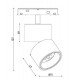 Светильник магнитный трековый Kloodi KDMG-SPLIT75 9W 3K BK