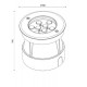Грунтовый светильник Kloodi KDGL-SC160 9W 3K 30D, 9 Вт, 600 лм, 3000K
