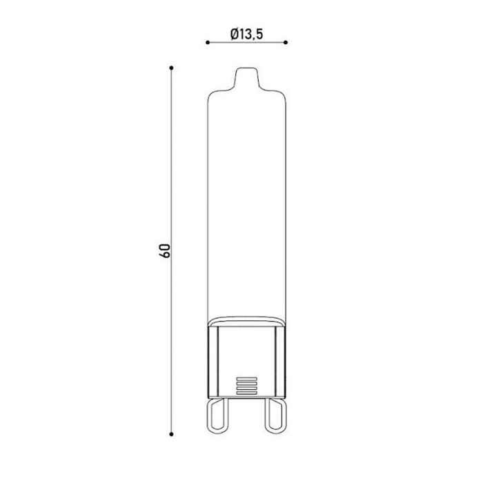 Лампа світлодіодна Kloodi G9-4W COB 4K DIM , 4W 4000K G9 Dimmable