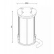 Грунтовый светильник Kloodi KDGL-SIDE2 42 2x1W 3K, 2 Вт, 3000K