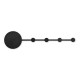 Настенный светильник Faro 1001 HAN Black wall lamp/coat rack, 6 Вт, 500 лм, 2700K