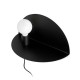 Бра - Faro 1004 Nit Left black wall lamp