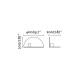 Бра - Faro 1004 Nit Left black wall lamp