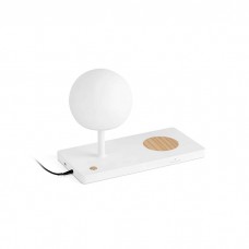 Настольная лампа Faro 01007A Niko Glass White table lamp, 7 Вт, 500 лм, 3000K