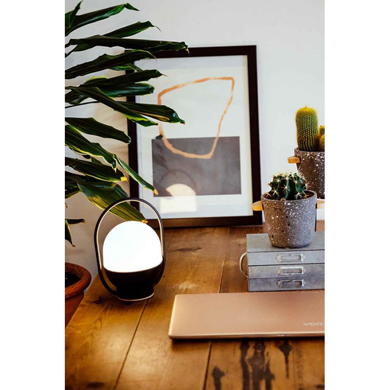 Настільна лампа Faro 1016 TAKE AWAY Black portable lamp, 1.5 Вт, 100 лм, 2700K